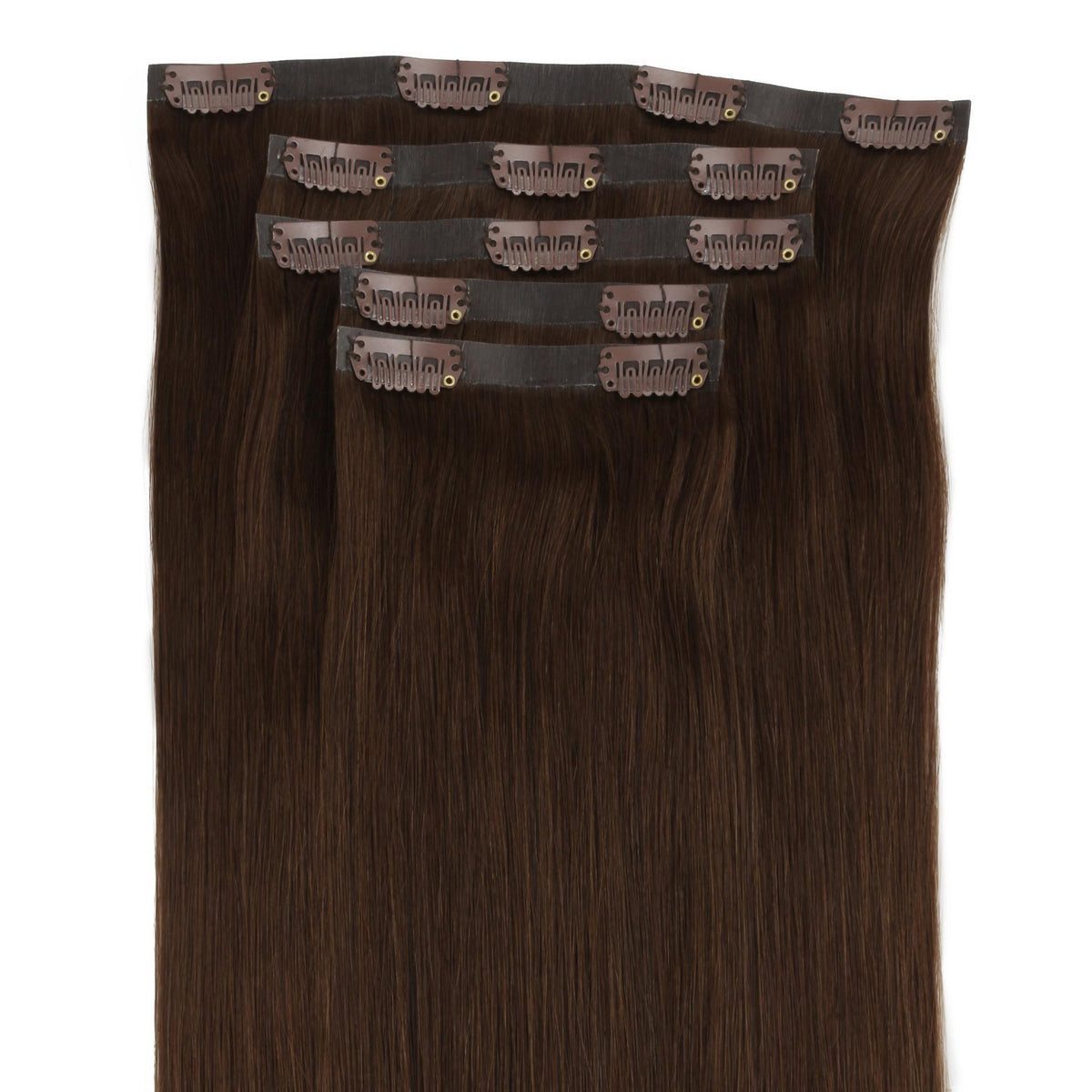 Dark Brown Seamless Clip-ins
